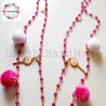 Collana PINK pomponcina