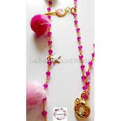 Collana PINK pomponcina